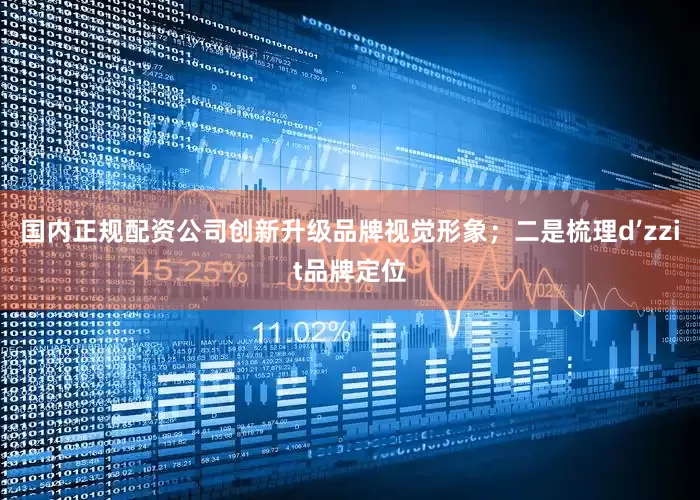 国内正规配资公司创新升级品牌视觉形象；二是梳理d’zzit品牌定位