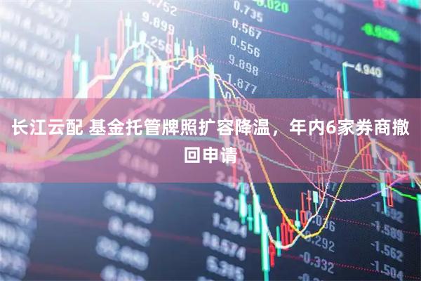长江云配 基金托管牌照扩容降温，年内6家券商撤回申请